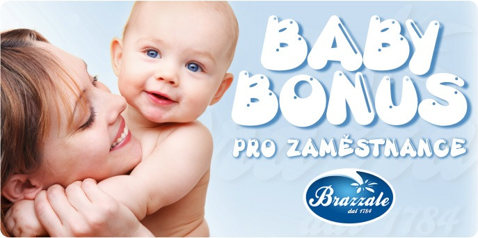 Společnost Brazzale Moravia a.s. připravila pro zaměstnance speciální Baby Bonus