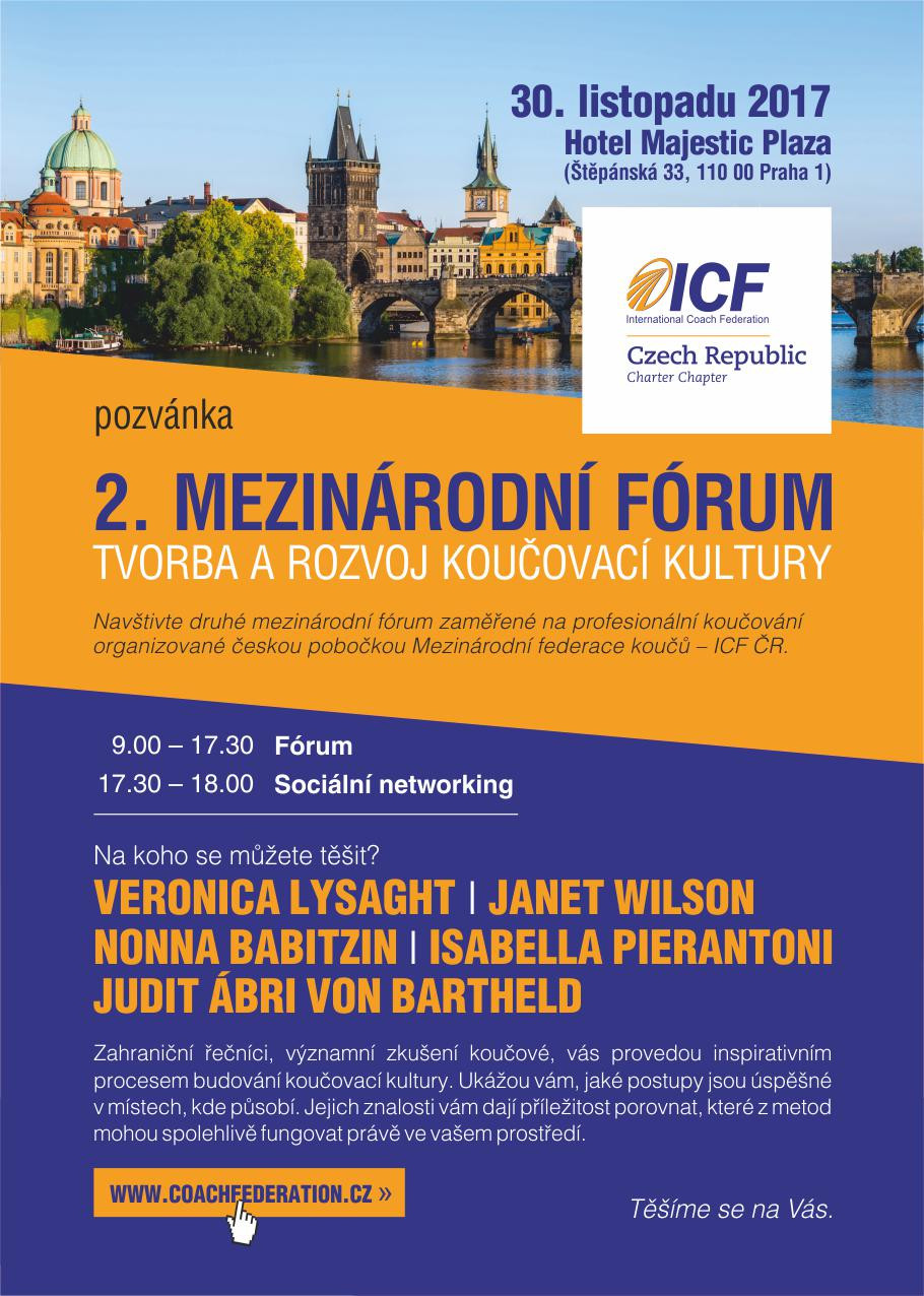 2. Mezinárodní fórum ICF ČR 2017 