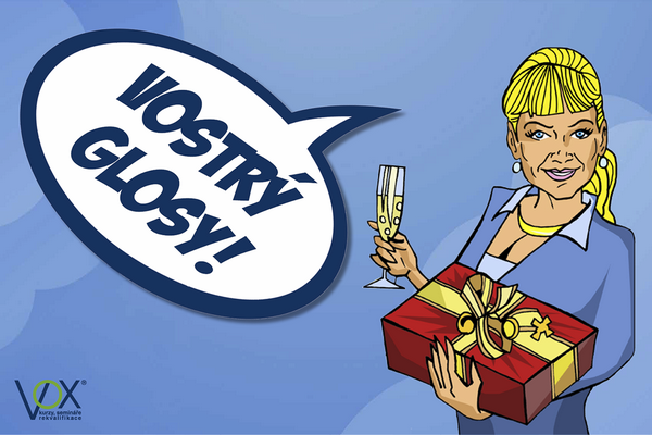 Vostrý glosy, Zdeňka Vostrovská, 1. VOX a.s.
