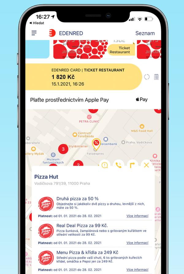 Edenred spustil nejrozsáhlejší cashback platformu s akčními nabídkami v tisících restaurací