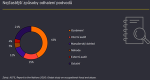 nejčastější způsoby odhalení podvodů