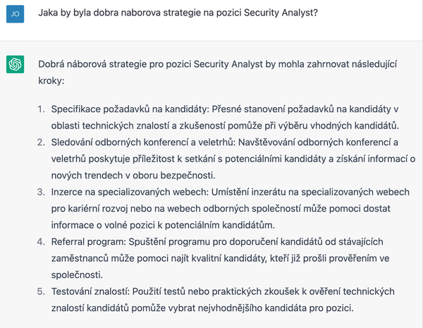 Nahrazujeme personalisty a HR marketéry s ChatGPT