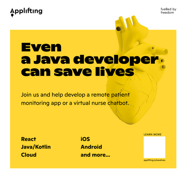 Even a Java developer can save lives